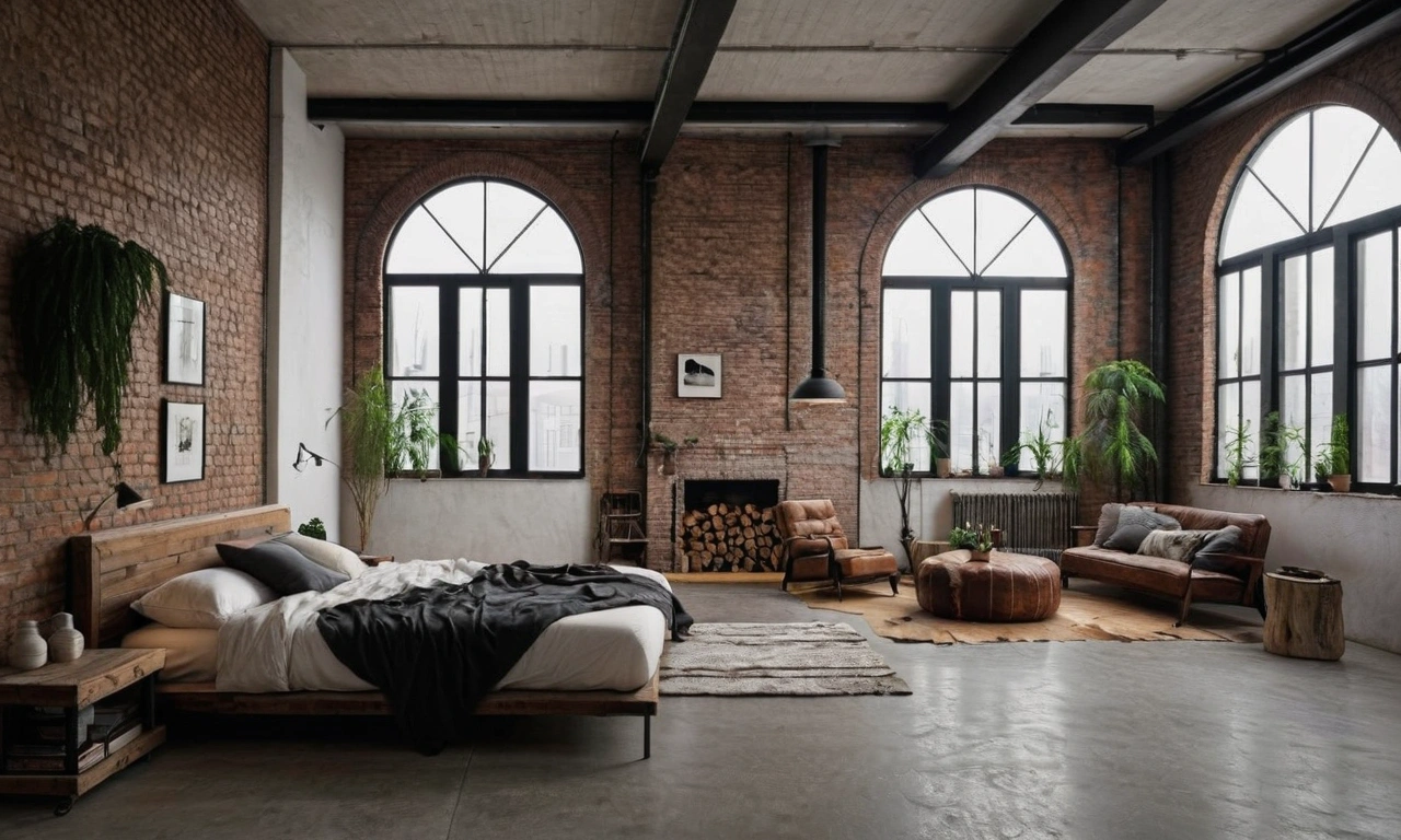 Комната в стиле Лофт: создание уголка для чтения