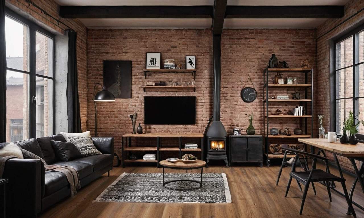 Особенности отделки в стиле Лофт для квартирных студий