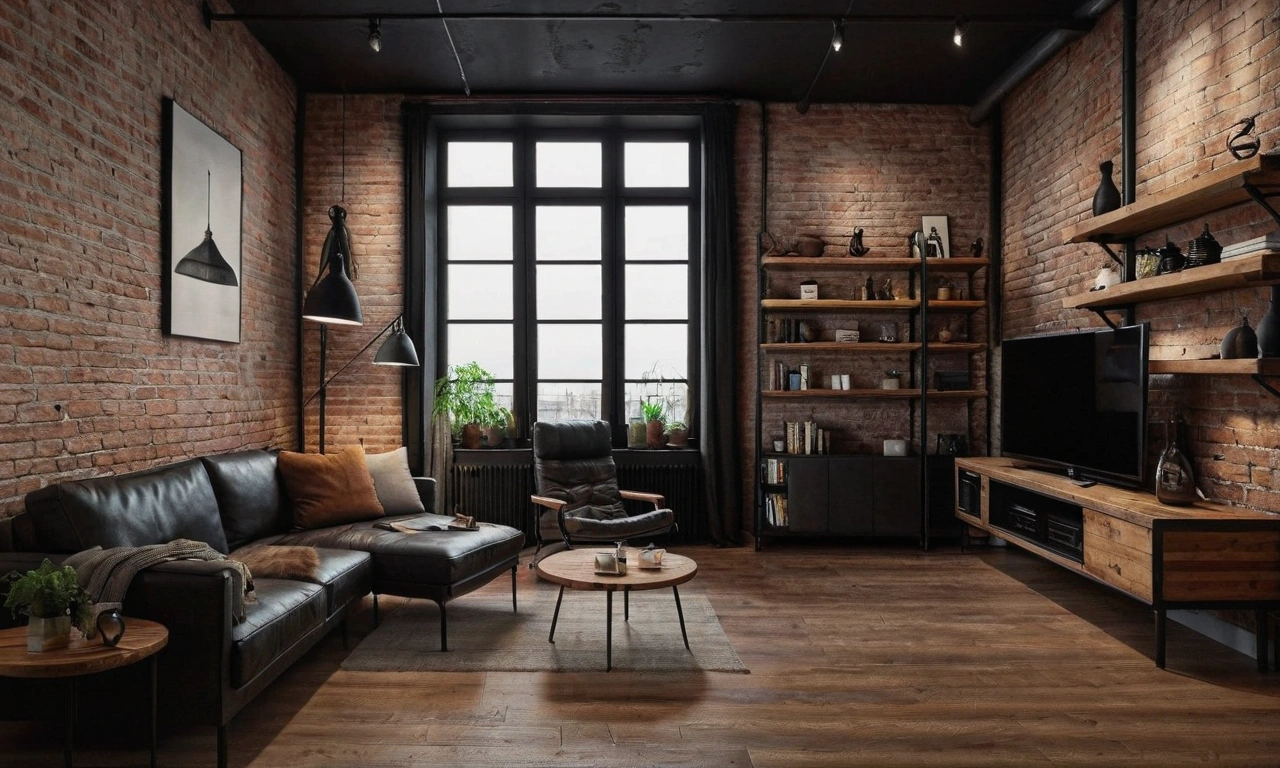 Материалы и элементы отделки в стиле Лофт