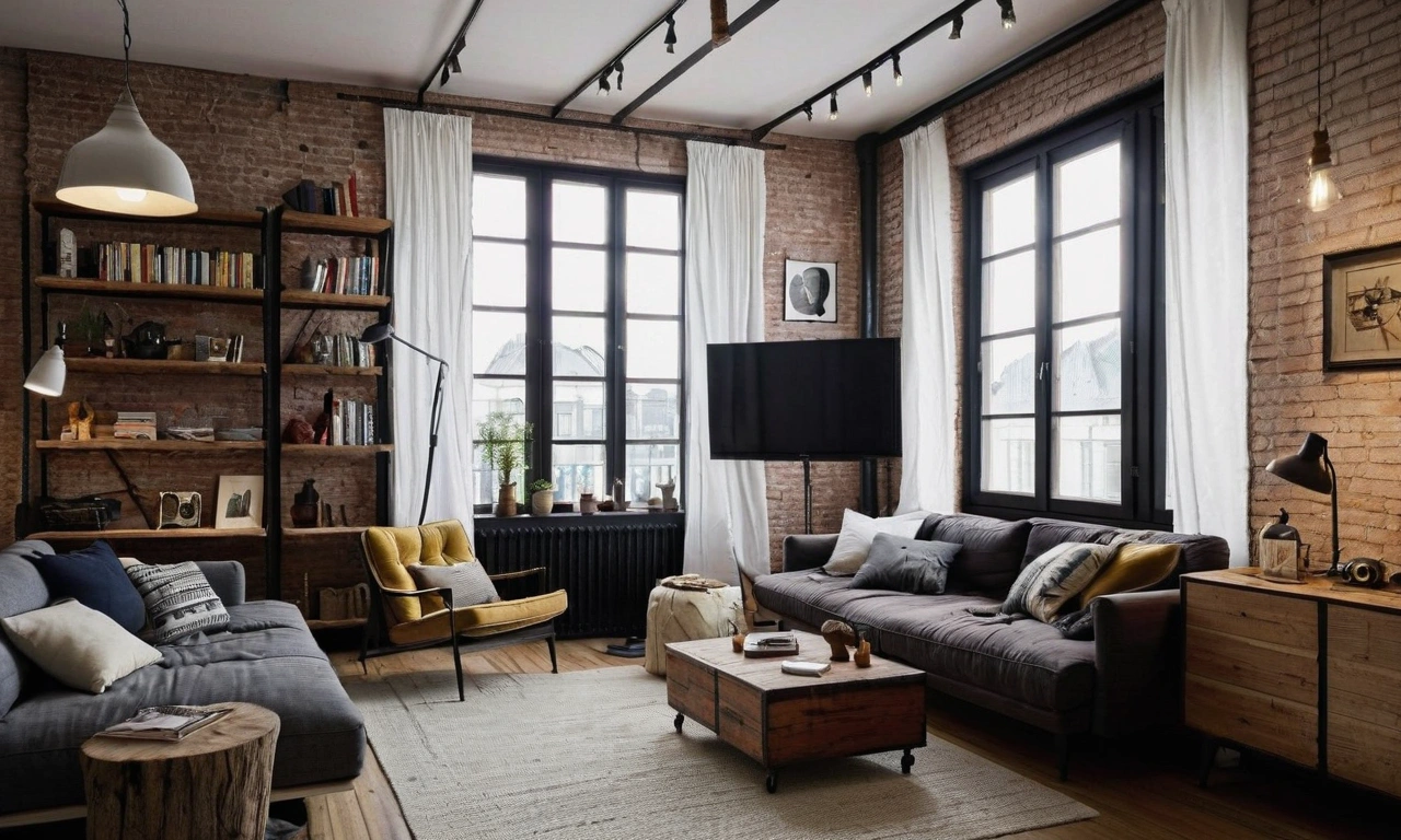 Вдохновение от фабрик: использование промышленной мебели в отделочных работах в стиле Лофт