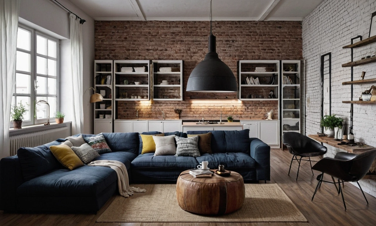 Аутентичный промысел в интерьере: преимущества использования промышленной мебели