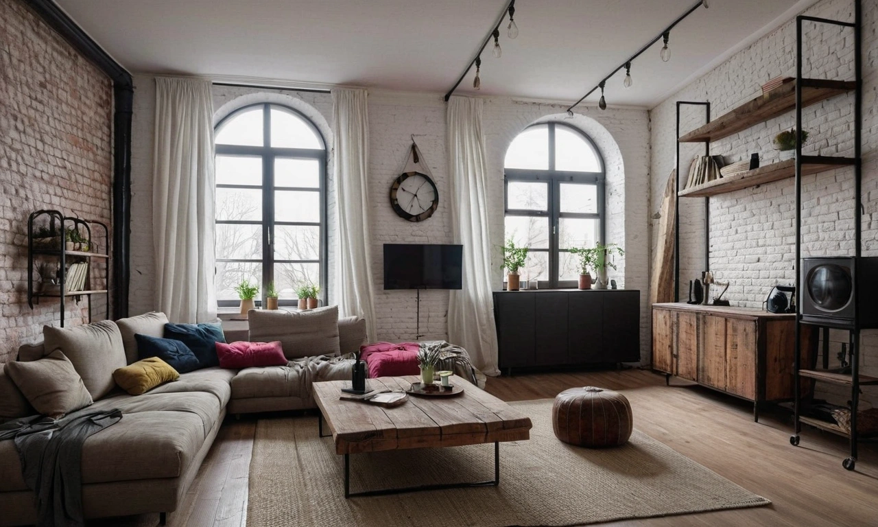 Классика и Лофт: создание элегантных пространств с промышленными штрихами