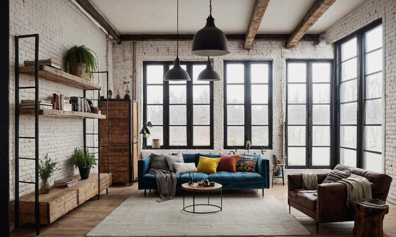 Эффект открытости пространства при помощи больших окон