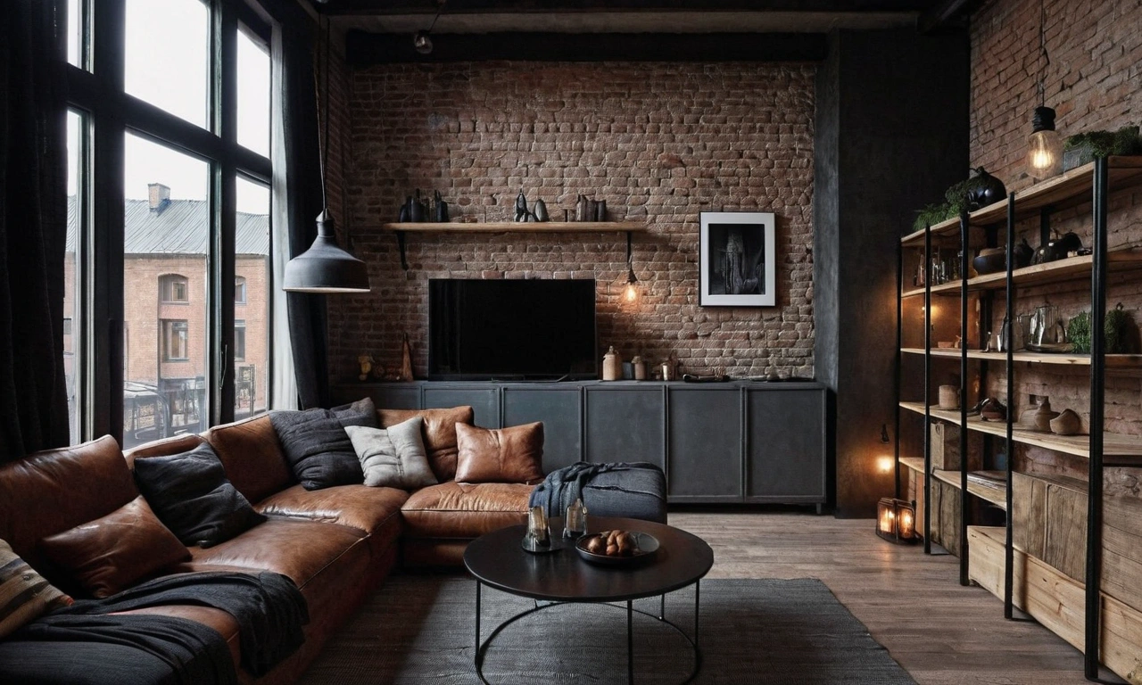 Шаг вперед вновь: аутентичные композиции в отделке Лофт