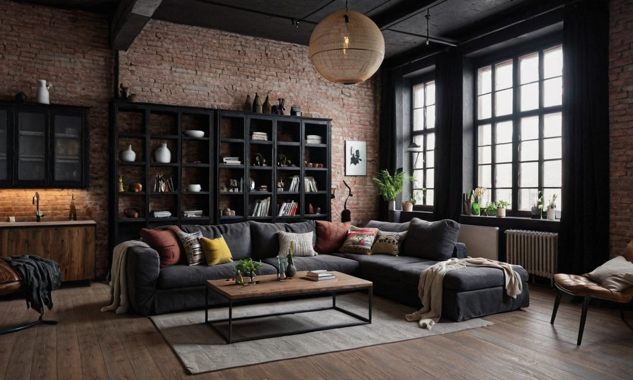 Модерн и Лофт: инновационные формы и сырой шарм