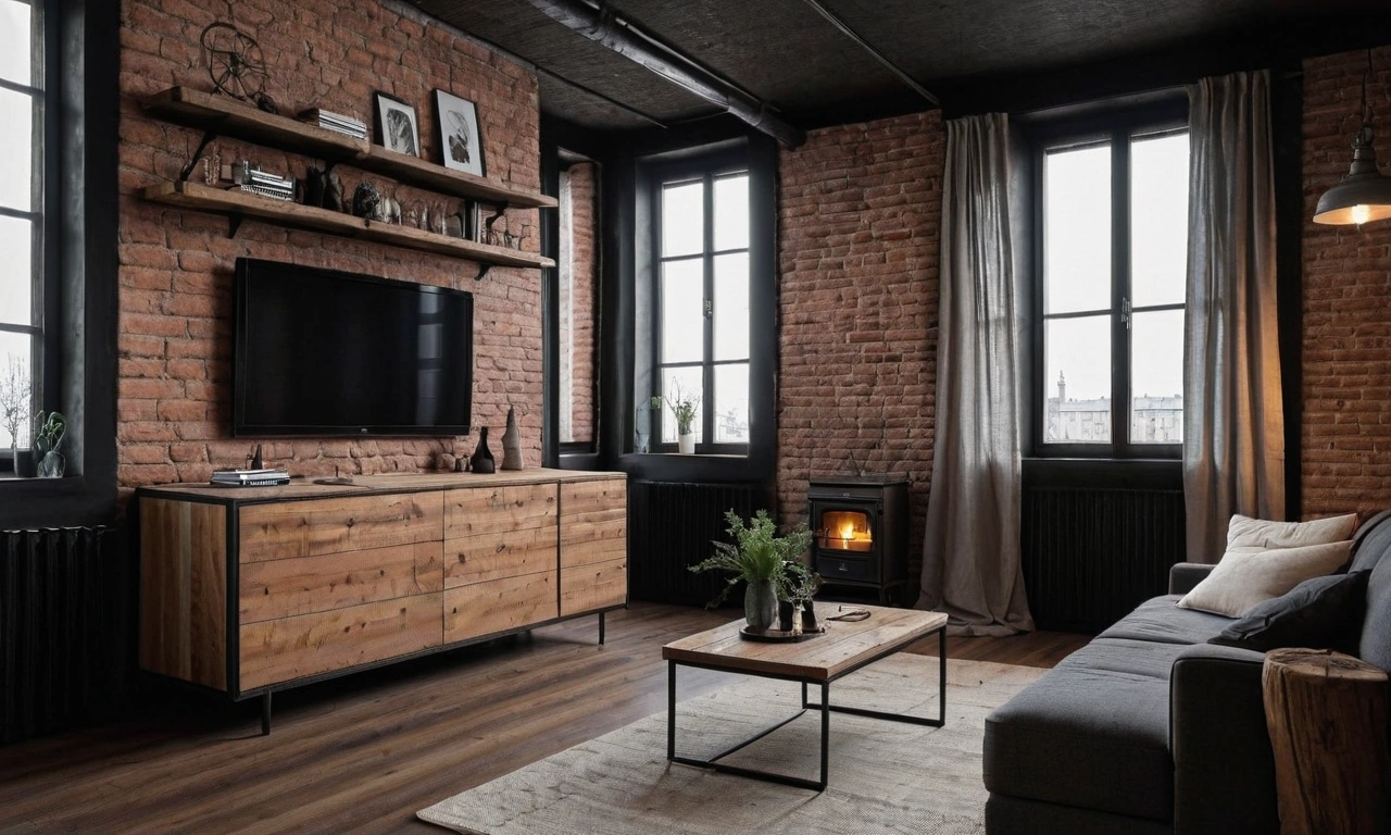 Сочетание техники и электроники в интерьере стиля Лофт