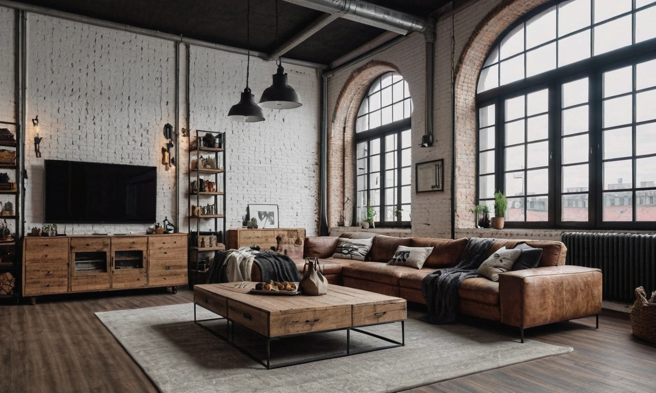 Лофт в интерьере загородного дома: примеры и варианты отделки