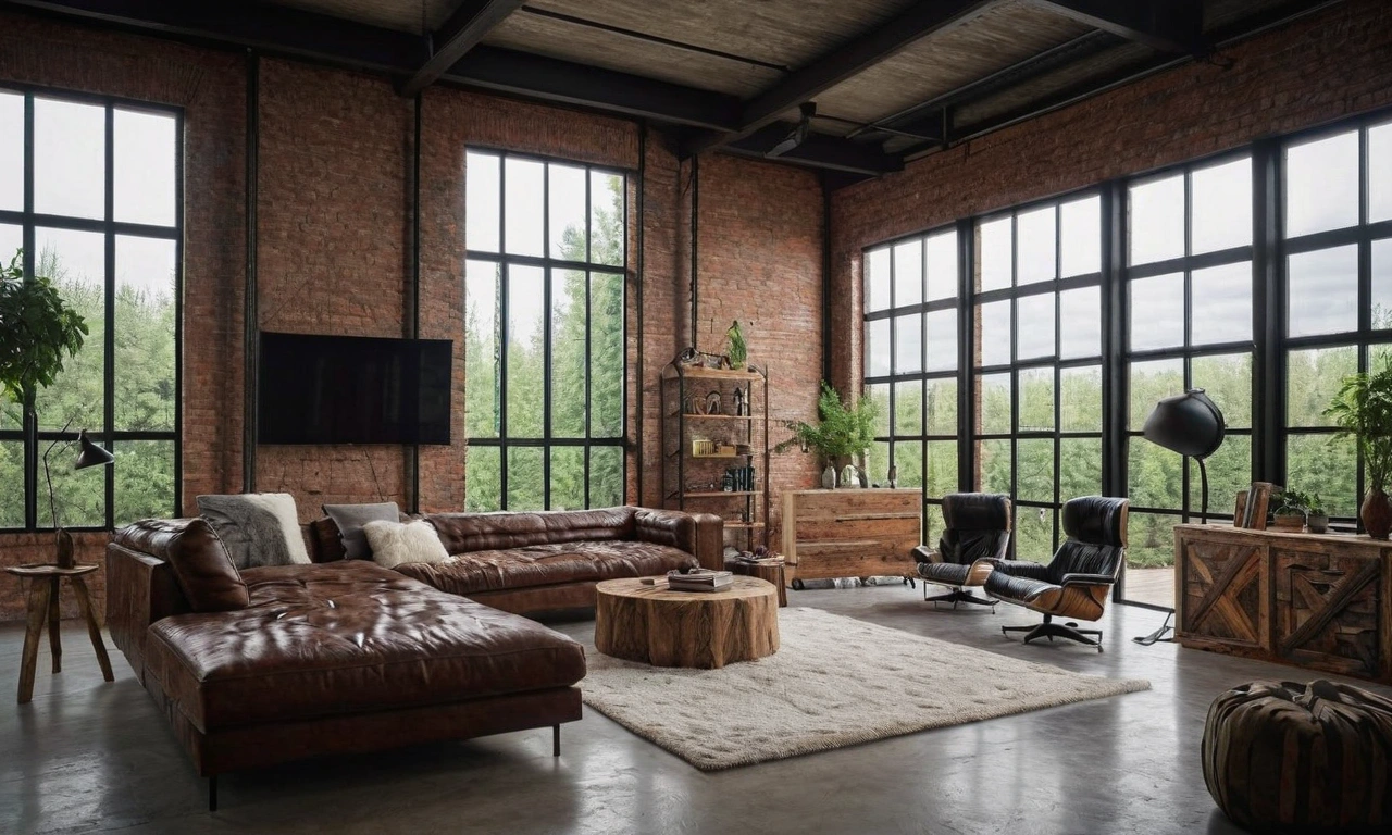 Использование кирпича и бетона в отделочных работах