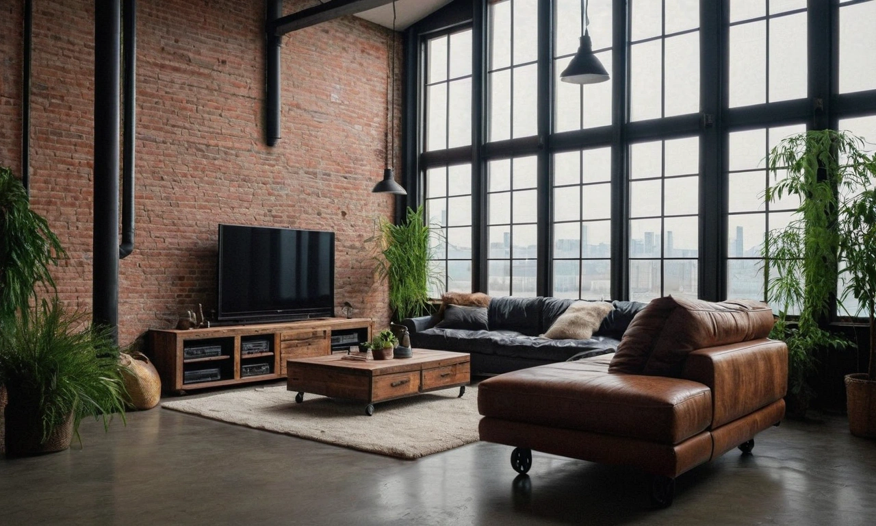 Полы и стены в стиле Лофт