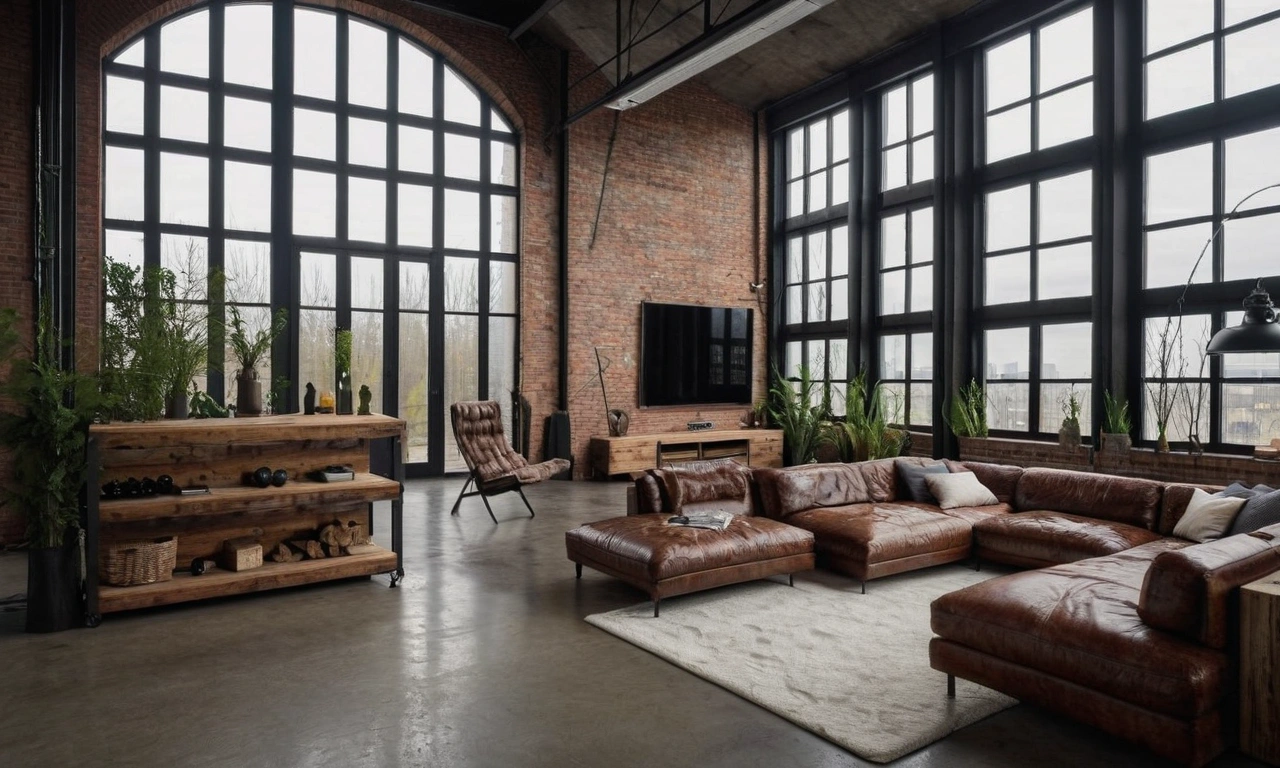 Наружное утепление здания в стиле Лофт