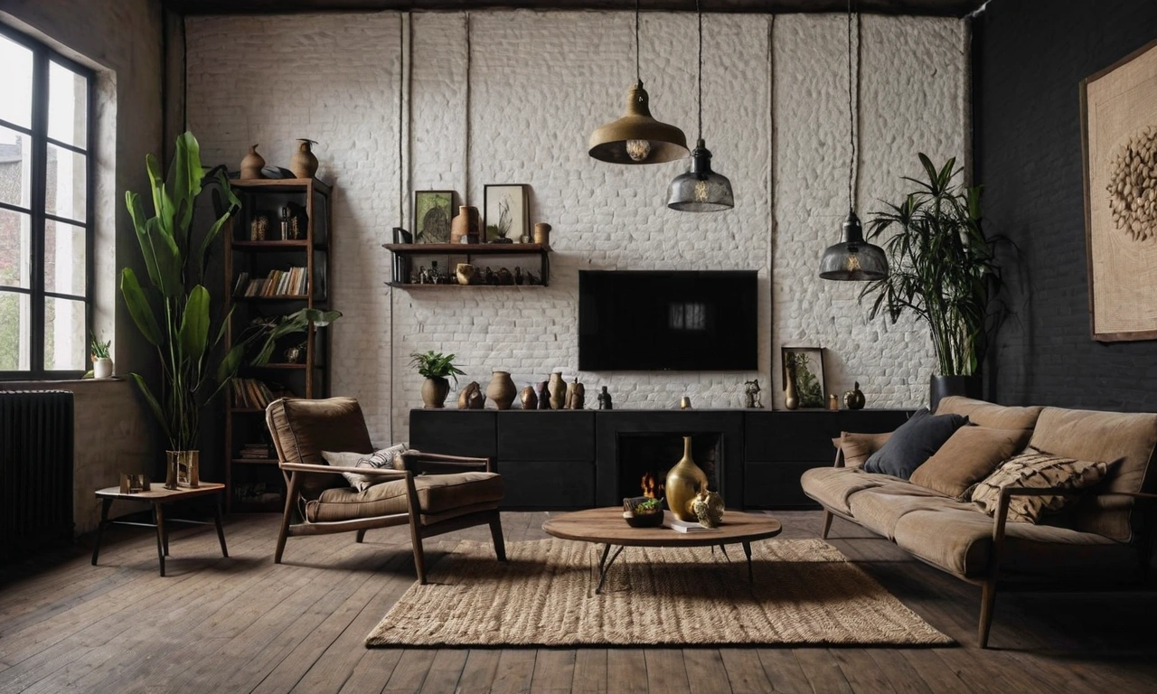 Как создать акцентные точки в интерьере с помощью отделочных работ в стиле Лофт