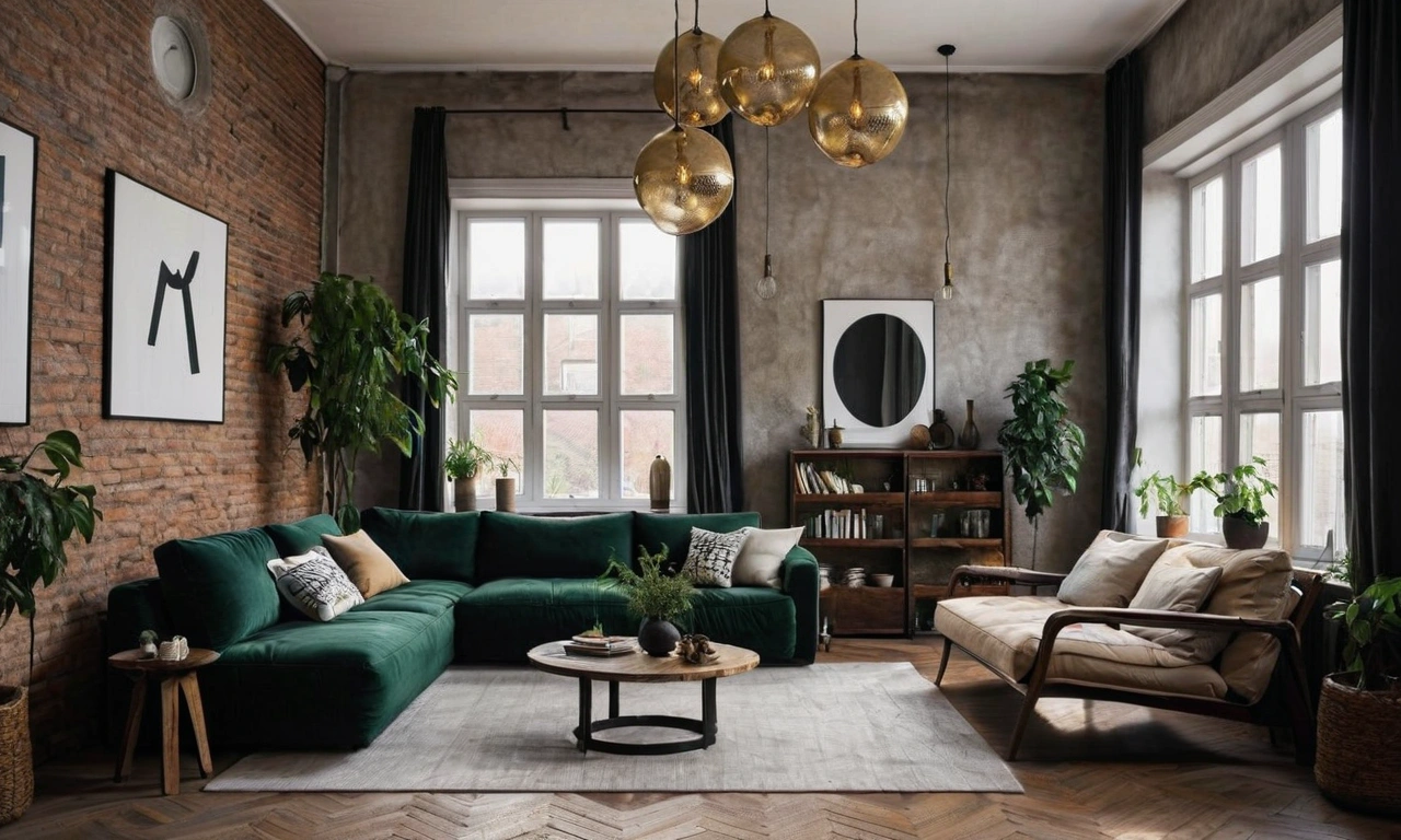 Создание текстур в интерьере в стиле лофт