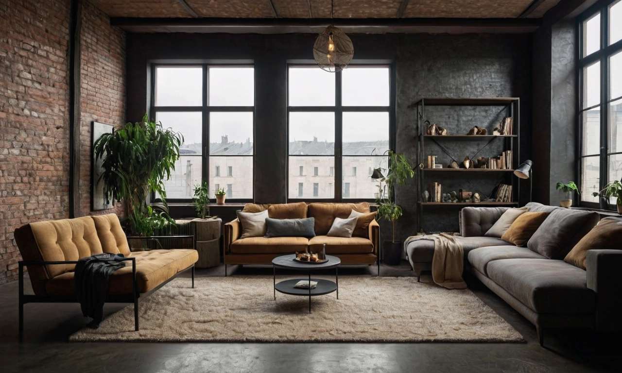 Преимущества и недостатки акцентных стен в стиле Лофт