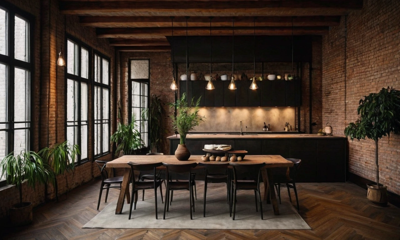 Художественные отделочные работы в стиле Лофт