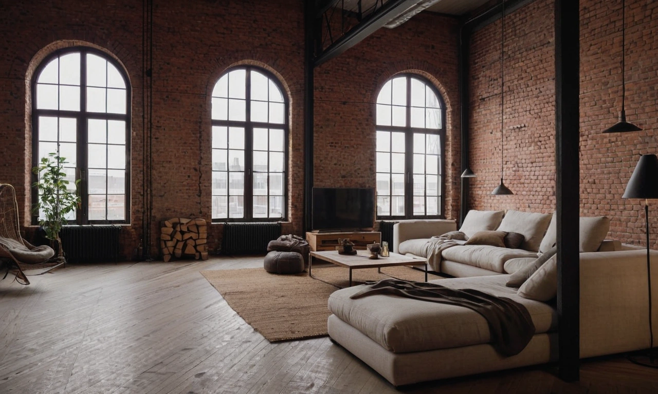 Лофт-стиль: использование дерева в отделочных работах