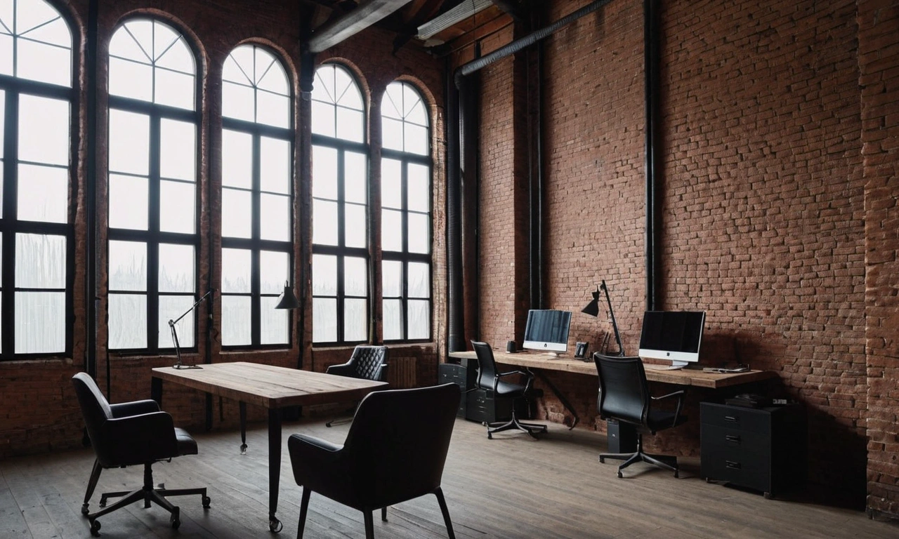 Стены в стиле Лофт: кирпич или штукатурка?