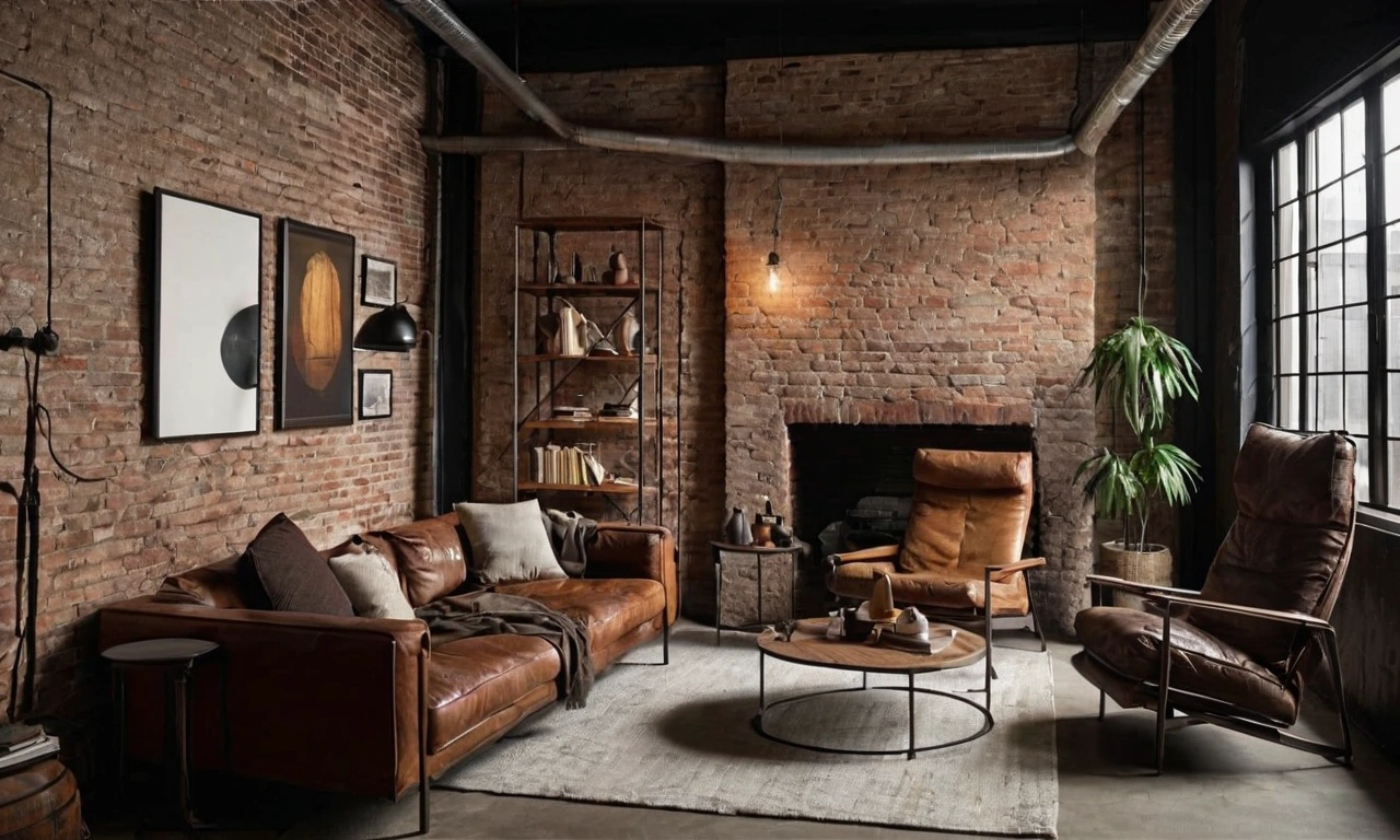 Примеры воплощения минимализма в отделочных работах в стиле Лофт