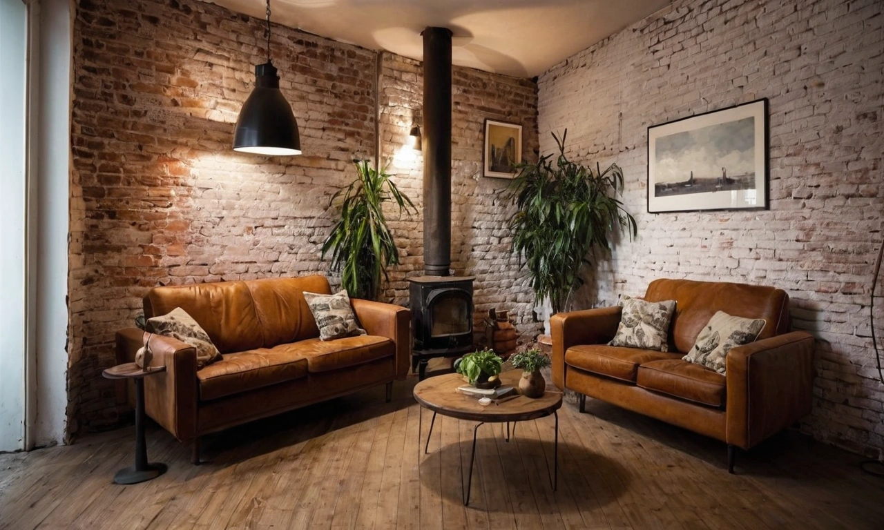 Как выбрать идеальную обои или окрасить стены в стиле Лофт