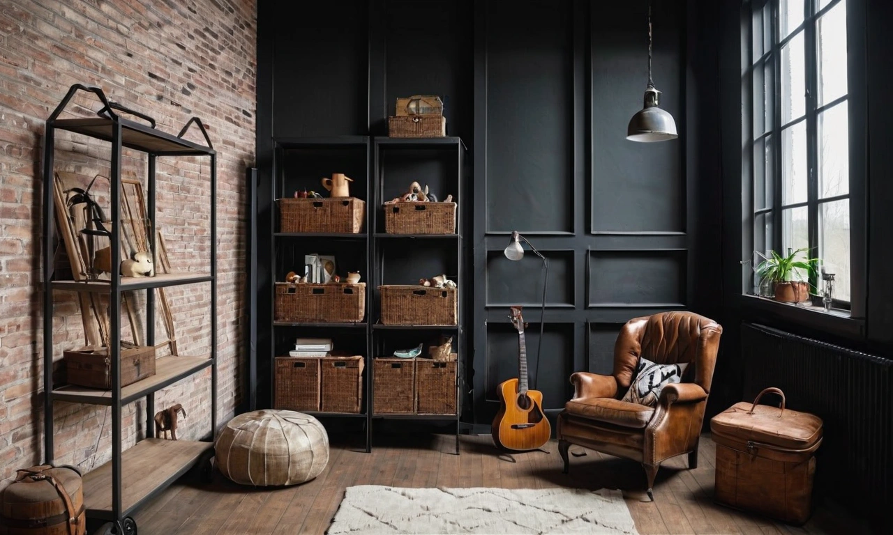 Промышленные элементы в дизайне Лофт