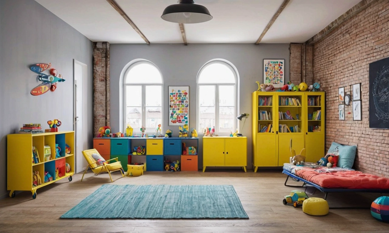 Лофт в детской комнате: идеи и варианты отделки