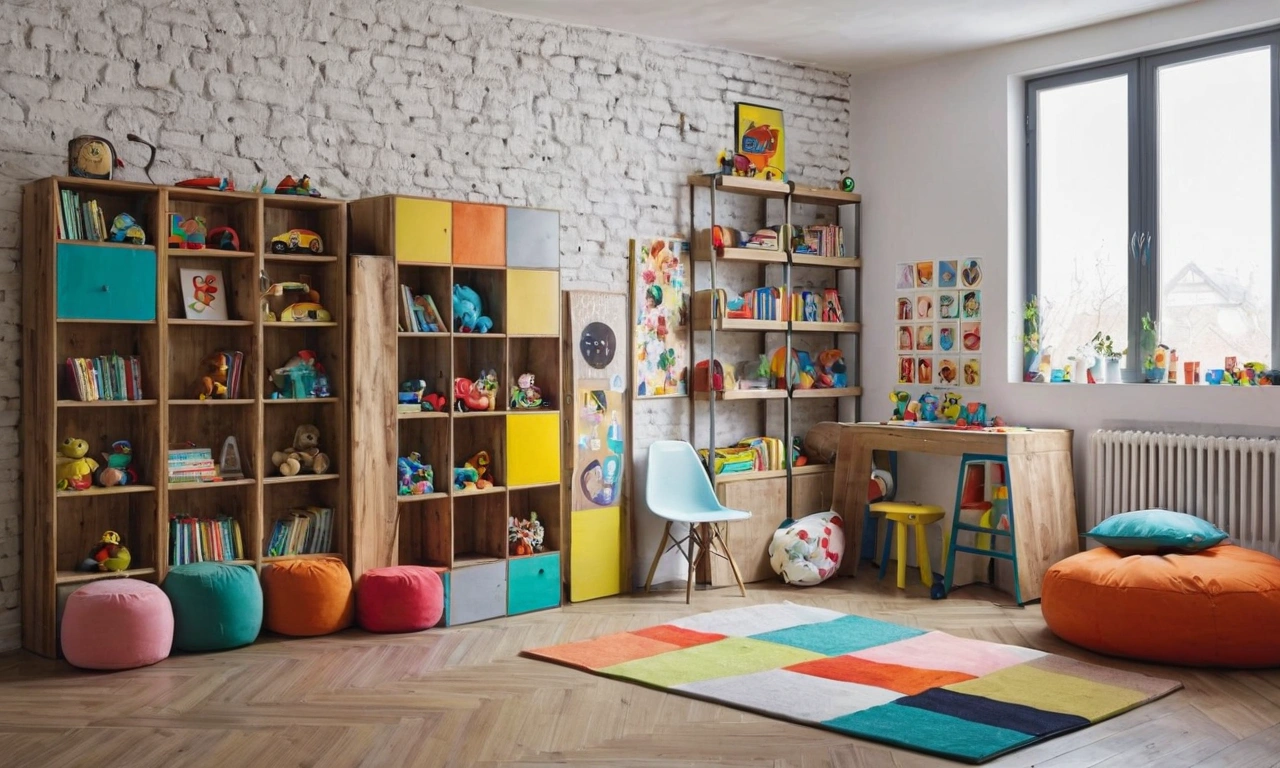 Варианты отделки стен в детской комнате в стиле лофт