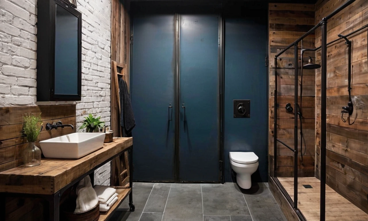 Морская цветовая гамма в стиле Лофт