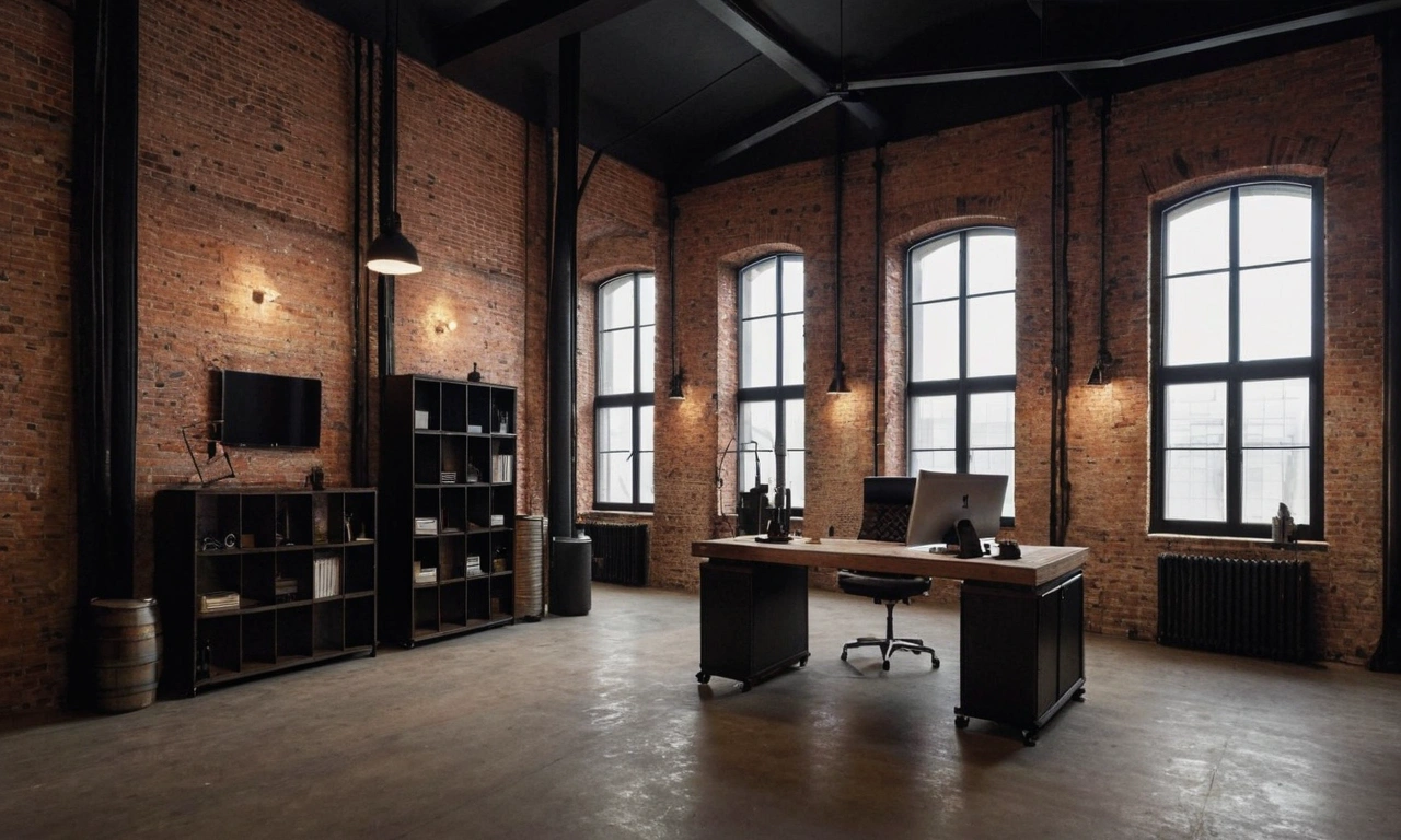 Декор и аксессуары в стиле Лофт для рабочего пространства
