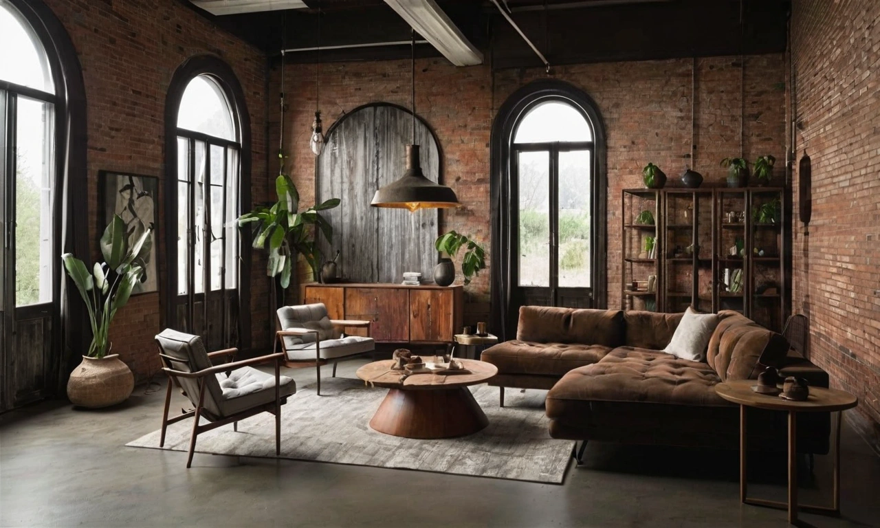 Освещение в Лофт-офисе: ретро-мебель и современные лампы в симбиозе