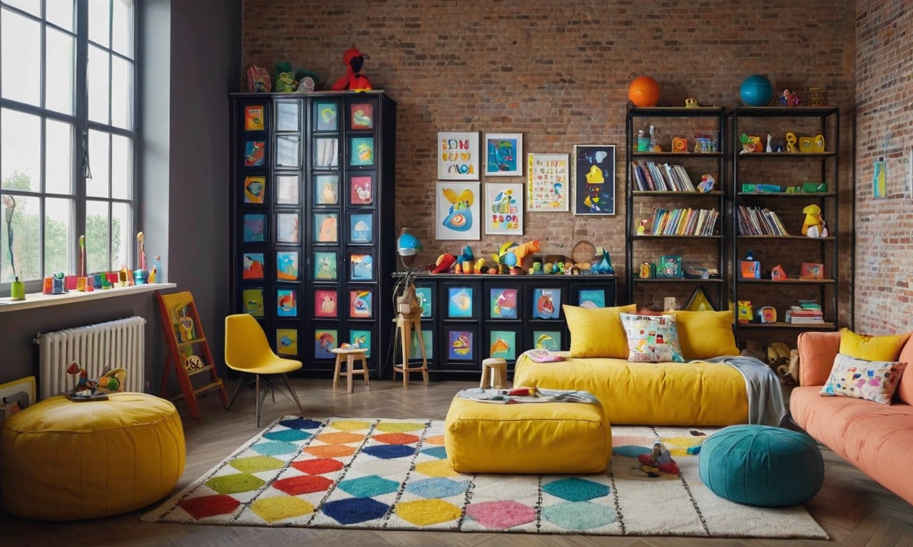 Как ухаживать за детской комнатой в стиле лофт