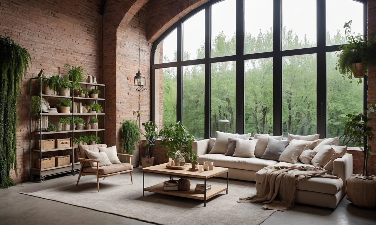 Примеры реализованных дизайн-проектов в стиле Лофт