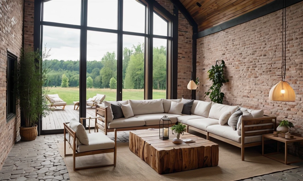 Пространство на балконе в стиле Лофт