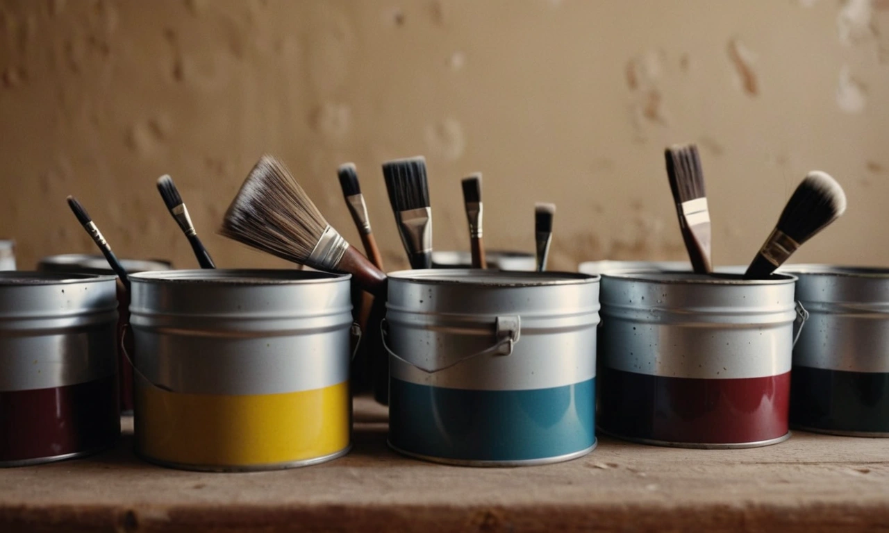 Процесс использования винтажных красок