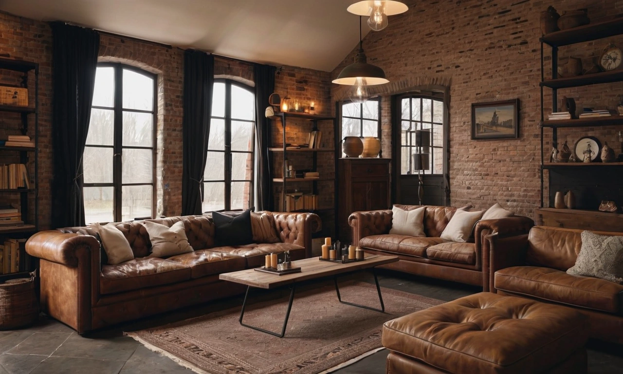 Выбор грубых и натуральных материалов для обивки мебели