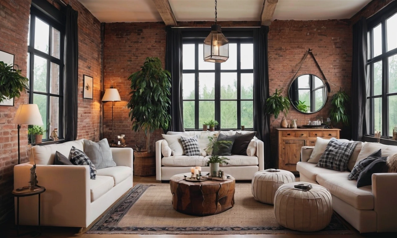 Как правильно выбрать инструменты и оборудование в стиле Лофт для уютной гостиной