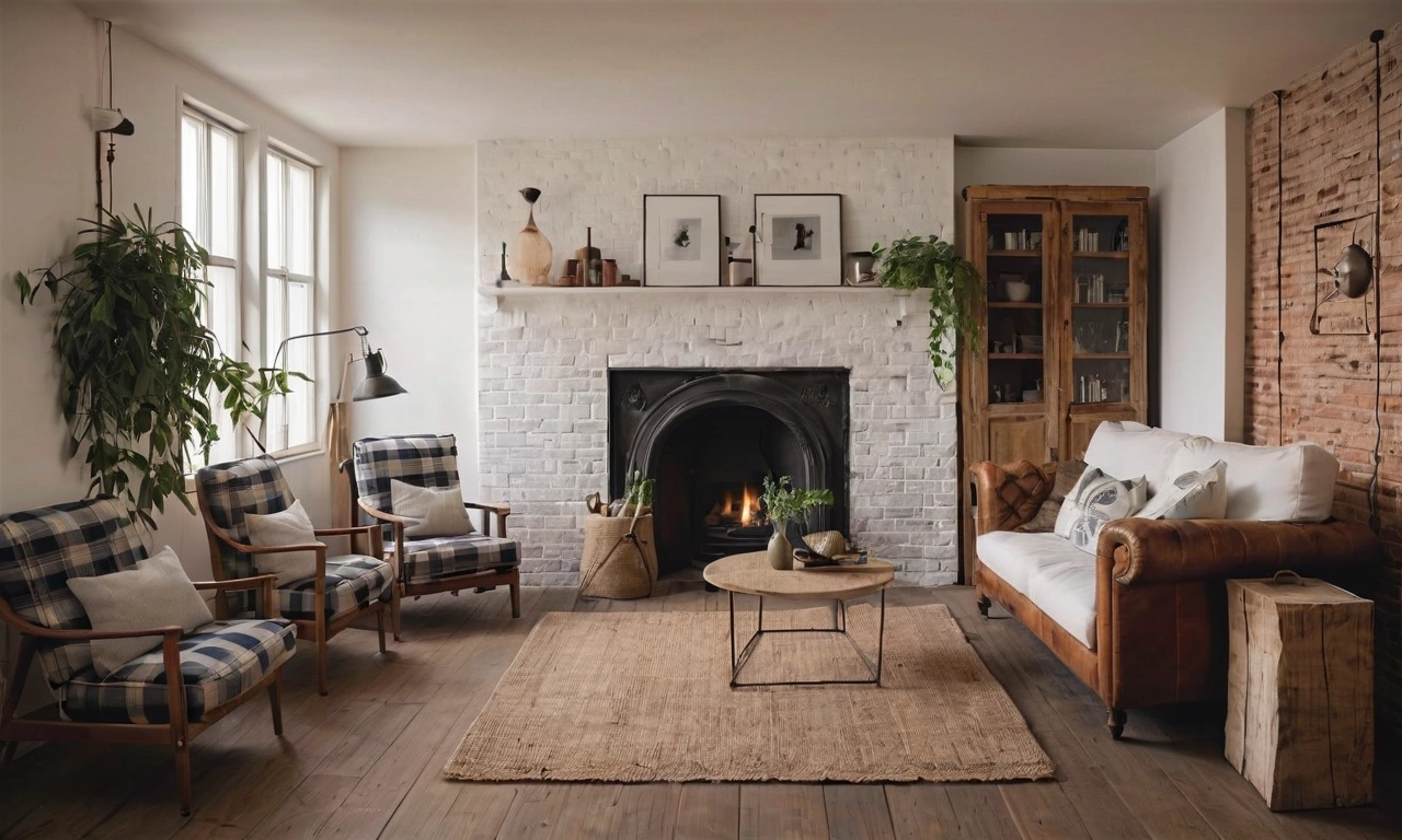 Аутентичность и функциональность: инструменты и оборудование в стиле Лофт для гостиной