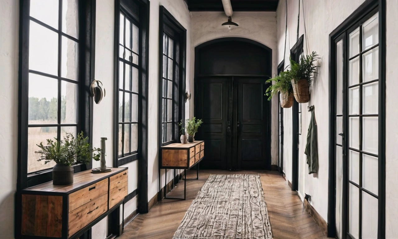 Лофт-прихожая: создание уютной и стильной атмосферы с помощью различных инструментов