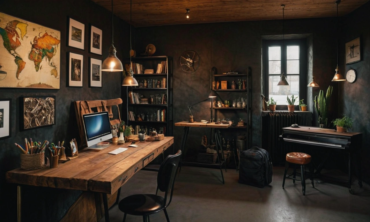 Необычные материалы в Лофт-дизайне