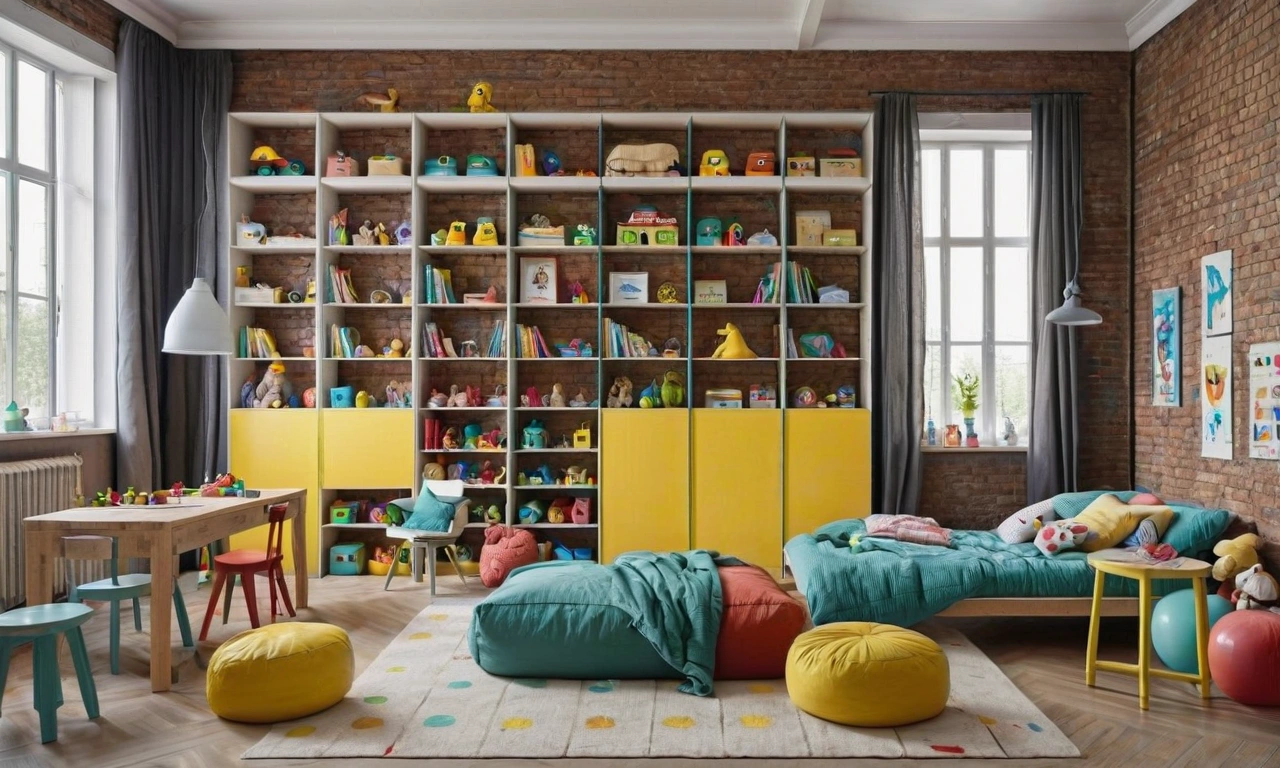 Творческие инструменты в детской комнате