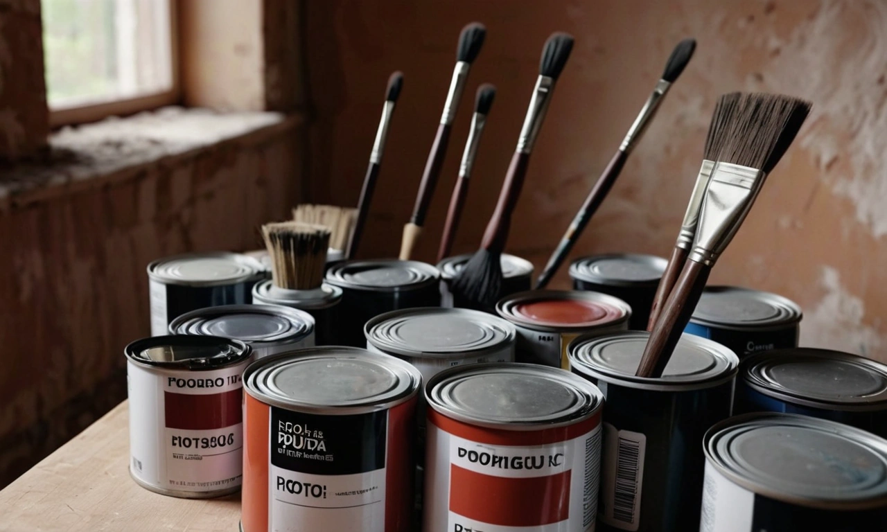 Применение специальных красок и штукатурок для эффекта старых кирпичных стен