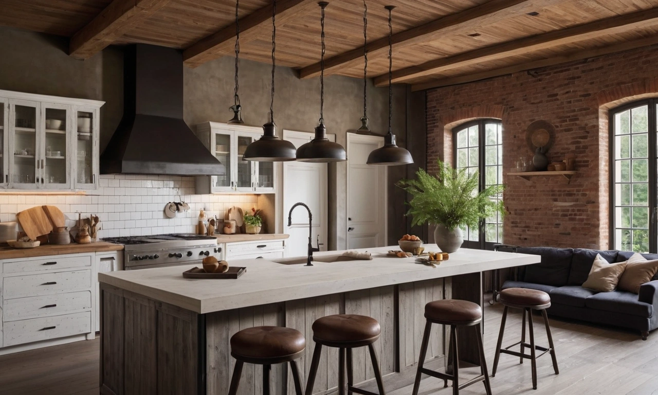 Влияние отделки и цветовых решений на общую эстетику Лофт-стиля