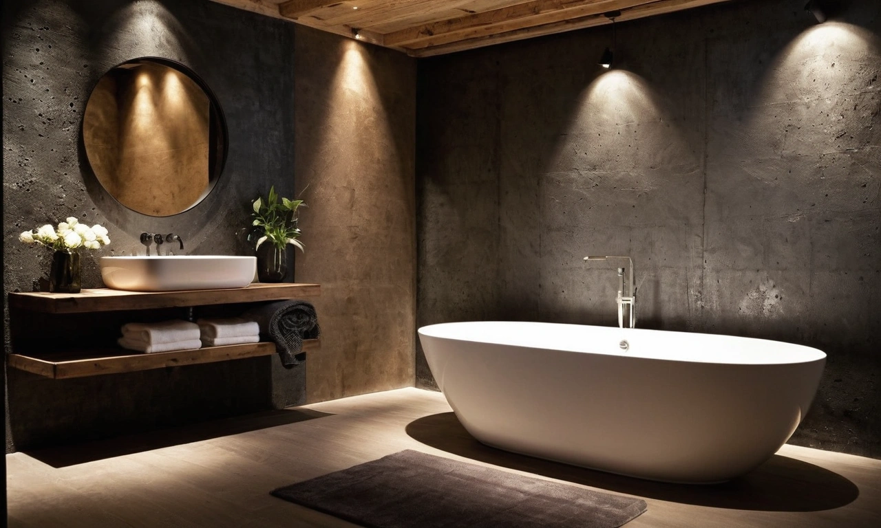 Примеры использования кирпичных и бетонных материалов в стиле лоф