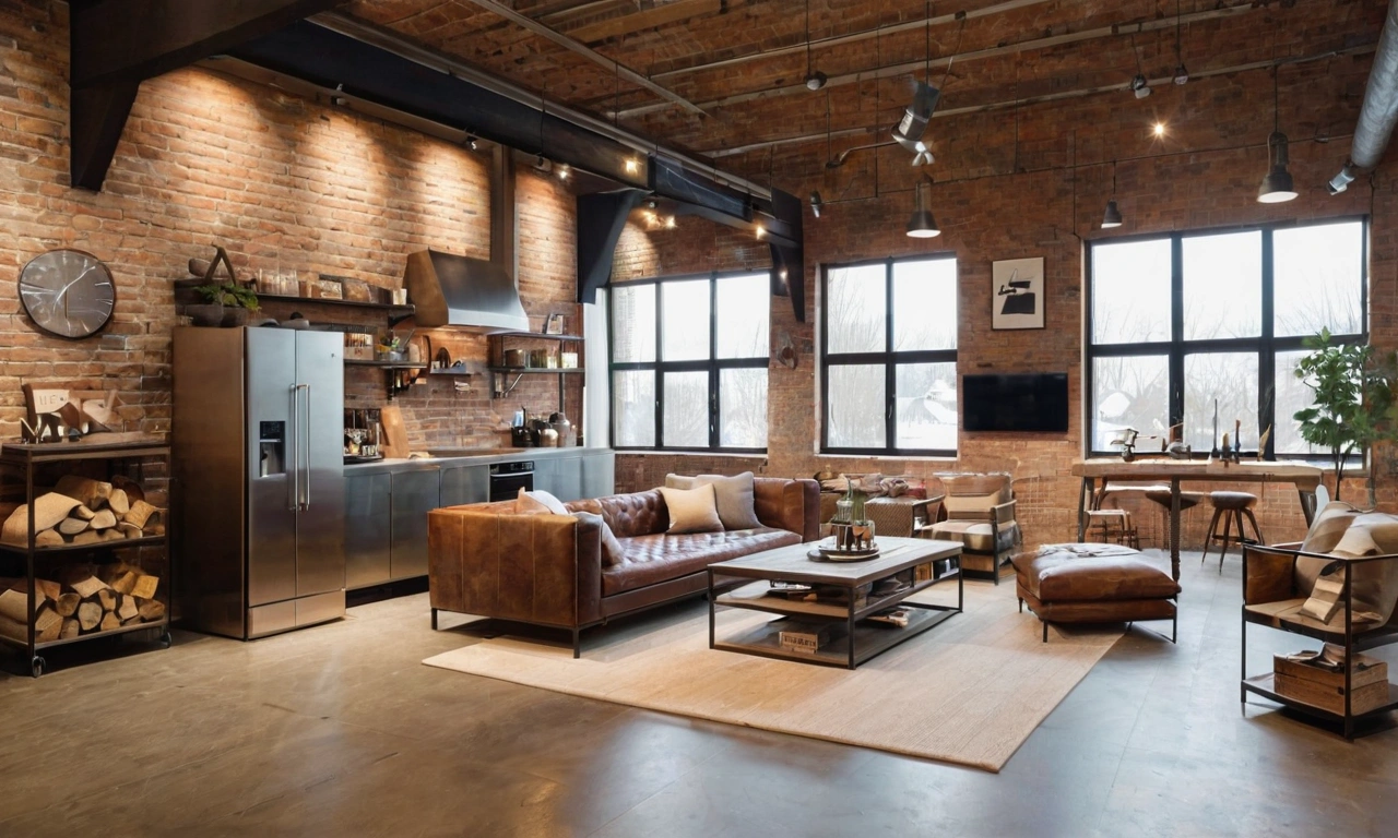 Как создать впечатляющий Лофт-дизайн с помощью строительных и отделочных материалов