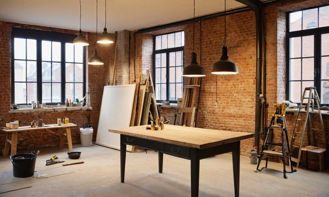 Как создать новый интерьер с помощью старых строительных материалов в стиле лофт