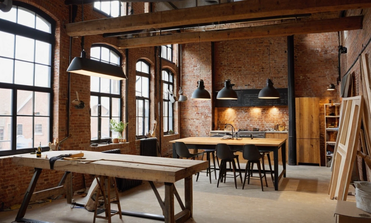 Отделочные материалы в стиле лофт