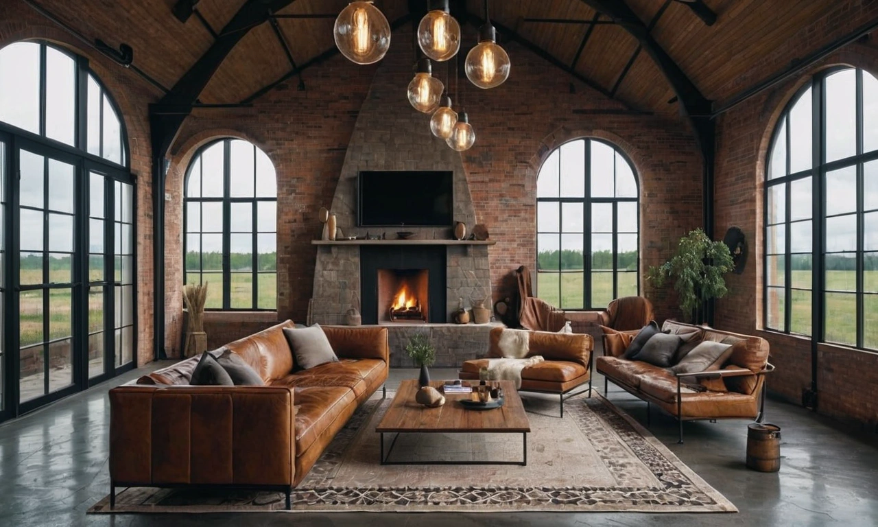 Популярные виды строительных материалов в стиле лофт