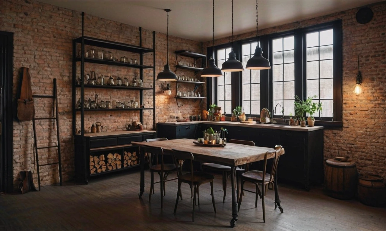 Отделочные материалы: как создать атмосферу Лофт в интерьере