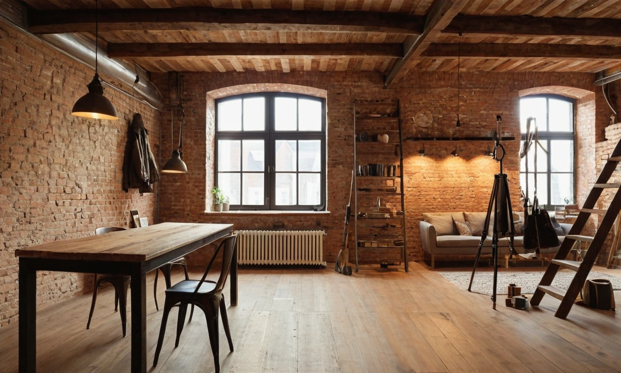 Лофт-стиль: преимущества строительных и отделочных материалов