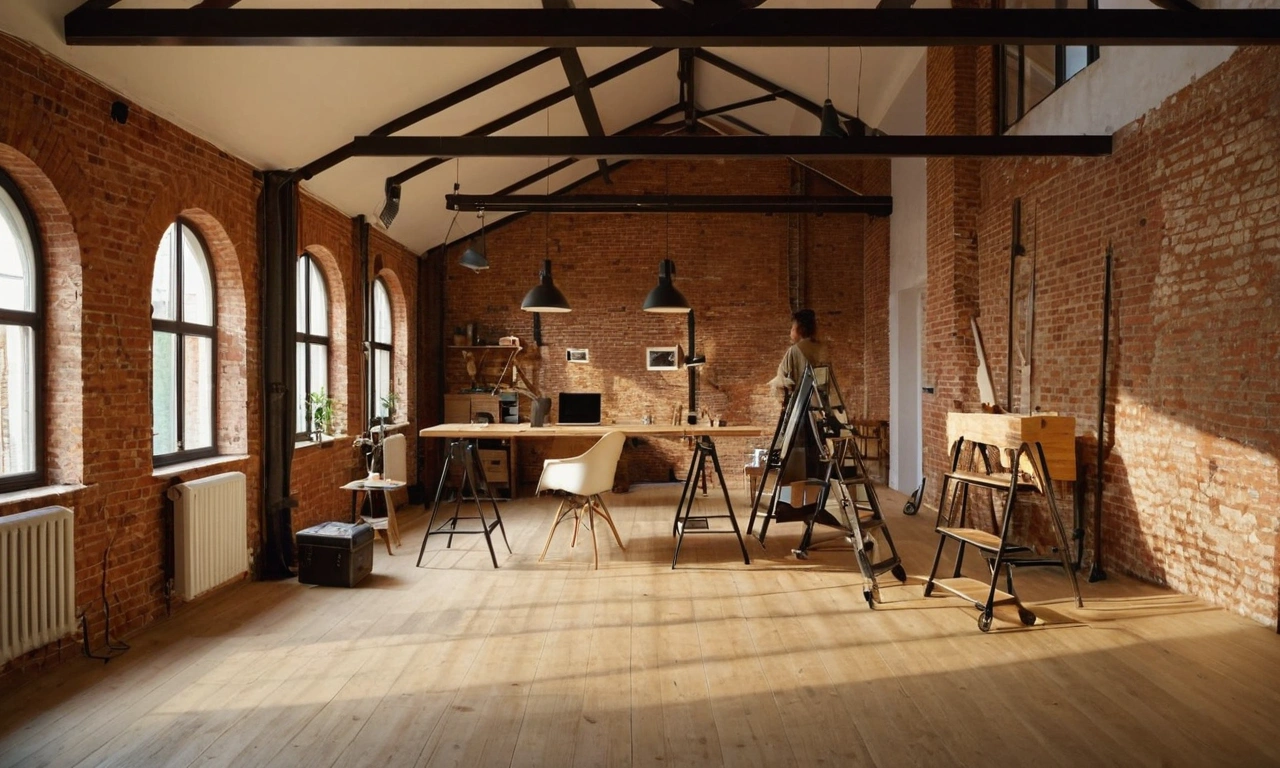 Как создать стильный интерьер с использованием строительных материалов в стиле лофт
