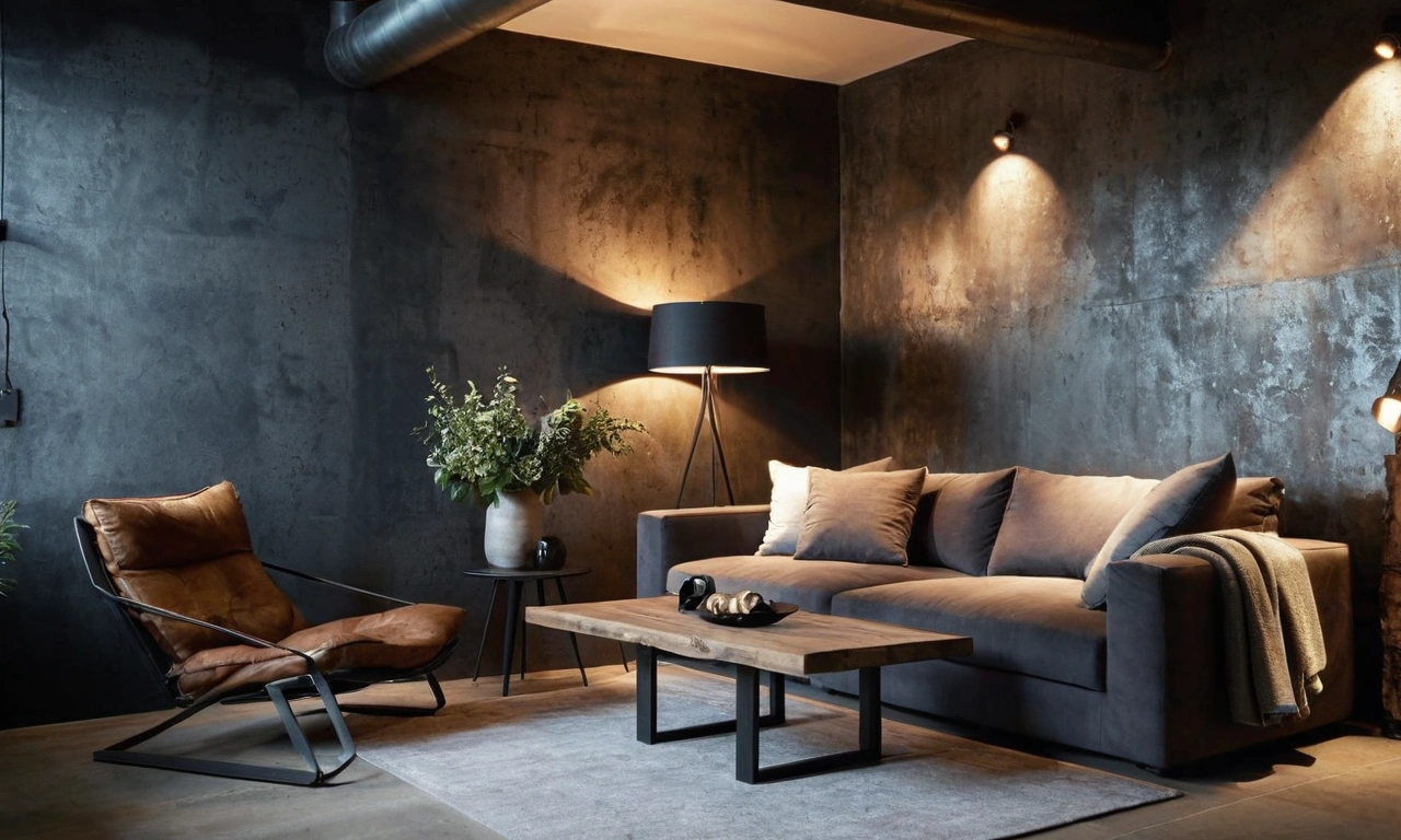 Бетонные стены: минимализм и современность