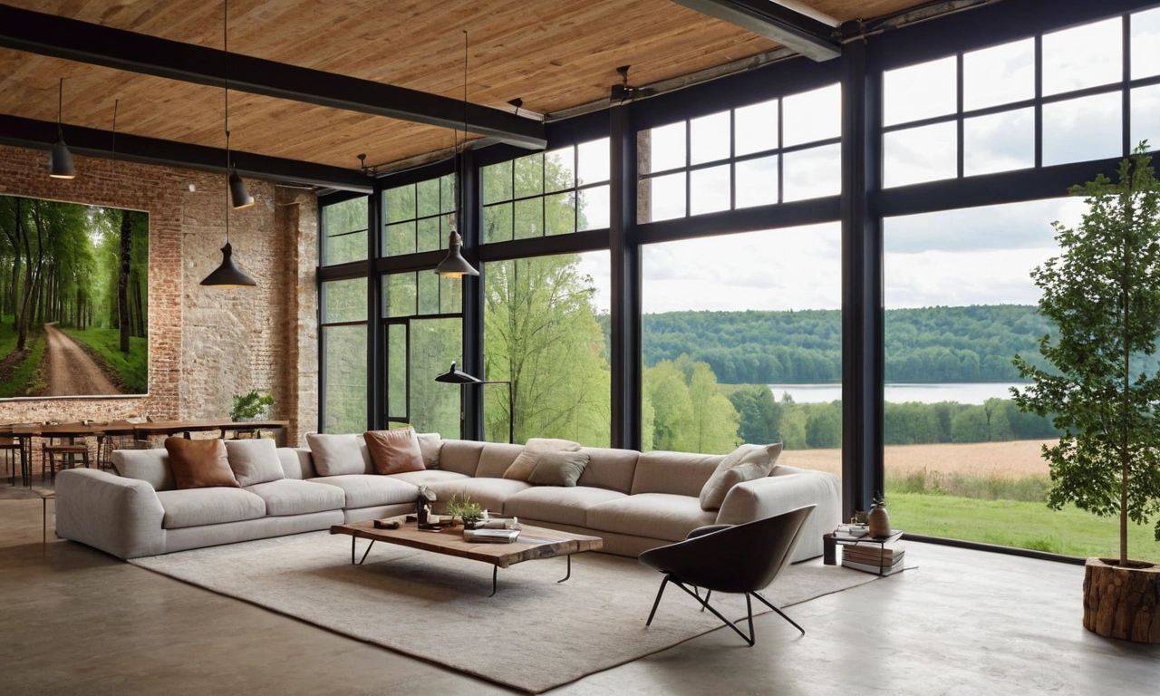 Металлические элементы в интерьере в стиле лофт